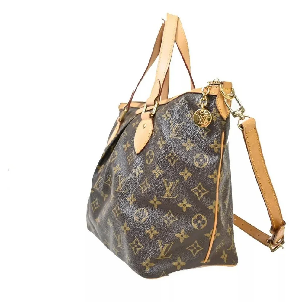 LOUIS VUITTON Palermo PM 2Way Shoulder Hand Bag Monogram Brown